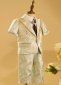 Boys Brocade Jacquard Beading 4 Piece Formal Blazer 5