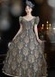 Medieval Gray Masquerade Party Dress 3