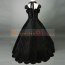Black Short Sleeve Medieval Victorian Dress Halloween Victorian Ball Gown 3