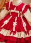 Christmas Children Princess Red Lolita Dress 2