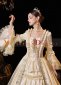 Champagne Renaissance Brithday Wedding Dress 3