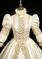 Medieval Champagne Lace Ball Gown Prom Dress 4