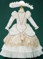 Children Princess Party White Dresses Vinatge Girls Special Occasion Dresses
