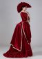 Christmas Burgundy Victorian Bustle Reenactment Costumes