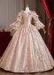 Rococo Renaissance Pink Masked Prom Party Dress 3