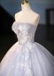 Off the Shoulder Corset Long Graduation Dress 4