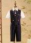 5 Piece Kids Boys Formal Blazer Wedding Children Dress Suits Set