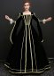 신데렐라 영화 테마 가운 블랙 뱀파이어 드레스 고딕 여왕 가운
