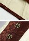 Gothic Steampunk Brown Vintage Underbust Corset 2