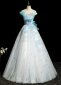 Strapless Ball Gown Evening Dress