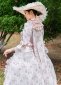 Custom made Marie Antoinette Dresses Masquerade Party Floral Dress 3
