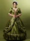 Green Masquerade Party Dresses Stage Theater Ball Gown 1