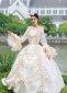 Victorian Floral Dresses Carnival Women Party Ball Gown