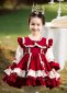 Christmas Children Princess Red Lolita Dress 5