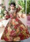 Children Brocade Floral Masquerade Dresses 1