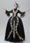 Custom-made Halloween Black Marie Antoinette Dress Carnival Masquerade Dress
