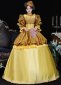 Women Yellow Venice Carnival Costumes 4