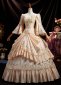 Champagne Masked Bal Gown Prom Dress 3