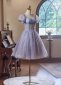 Light Purple Sequin Short Formal Party Dress 4