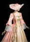 Pink Floral Southern Belle Prom Party Dress 4