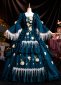 Renaissance Blue Rococo Victorian Style Dress Ball Gown