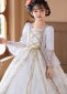 Children White Queen Cosplay Fantasy Dresses 3