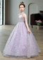 Children Halter Neck Tulle Sequin Party Formal Graduations Dresses