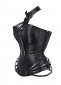 Historical Renaissance Black Longline Gothic Steampunk Corset 1