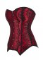 Red And Black Overbust Lingerie Corset