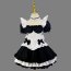 Anime Black Maid Costumes French Bowknot Maid Skirt Girls Woman Japanese Kawaii Lolita Cosplay Uniform Waitress Party Costumes