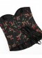 Embroidered Floral Expert Waist Training Overbust Corset 2