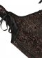 Historical Victorian Brocade Overbust Corset 3