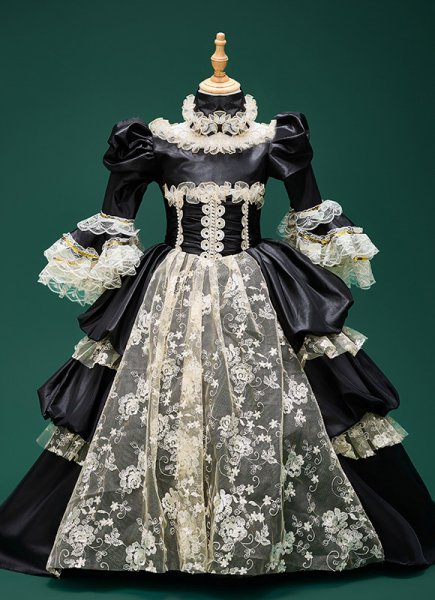 Princess Renaissance 18th Century Ball Gown Children Halloween Fantasy Costume