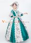 Blue Printed Rococo Lolita Cosplay Dress Theatre Costume 2