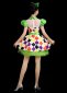 Carnival Holiday Stage Beer Girl Dresses Green