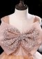 Children Big Bow Shoulder Strap Tulle Graduation Formal Dress 4