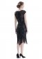 Womens Black Gold Flapper Dress Sequins 1920s Retro Cocktail Dress 1