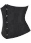 Black Printed Ceinture Underbust Corset