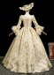 Champagne Renaissance Victorian Lolita Party Dress 3