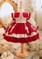 Christmas Children Princess Red Lolita Dress 1