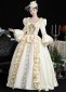 Women Champagne Masquerade Dress