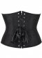 Black Printed Ceinture Underbust Corset 1