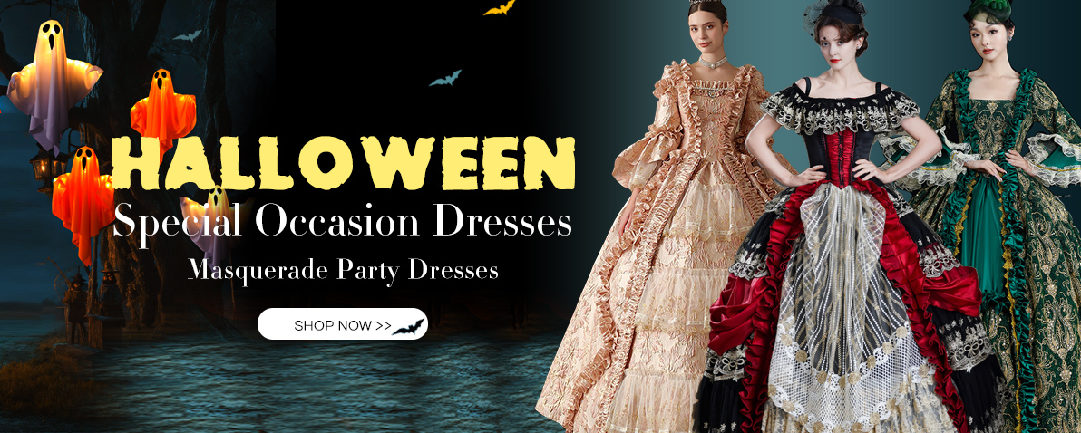 Halloween Masquerade Ball Party Dresses for Women